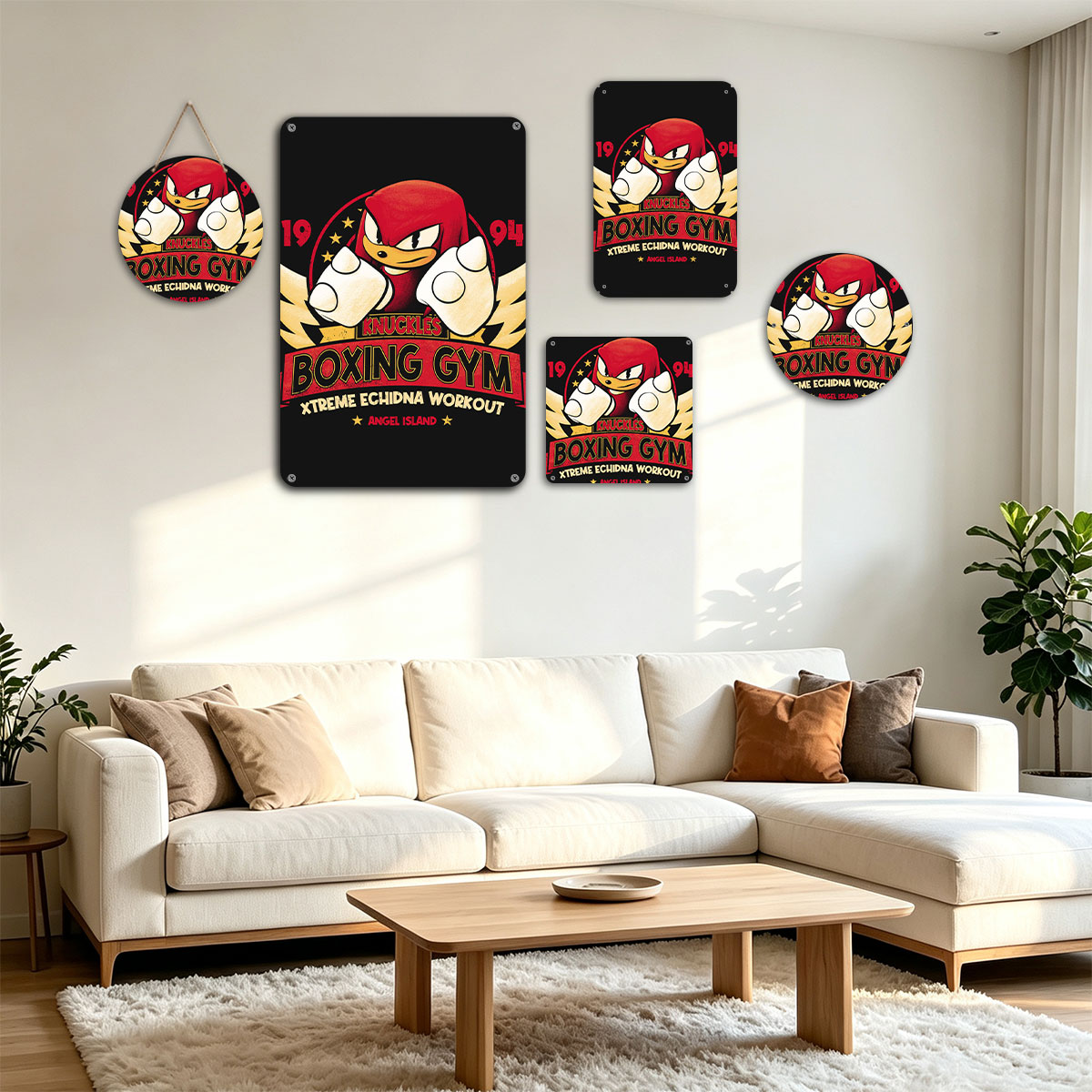Knuckles Boxing Gym: Xtreme Echidna Workout, Angel Island - painting