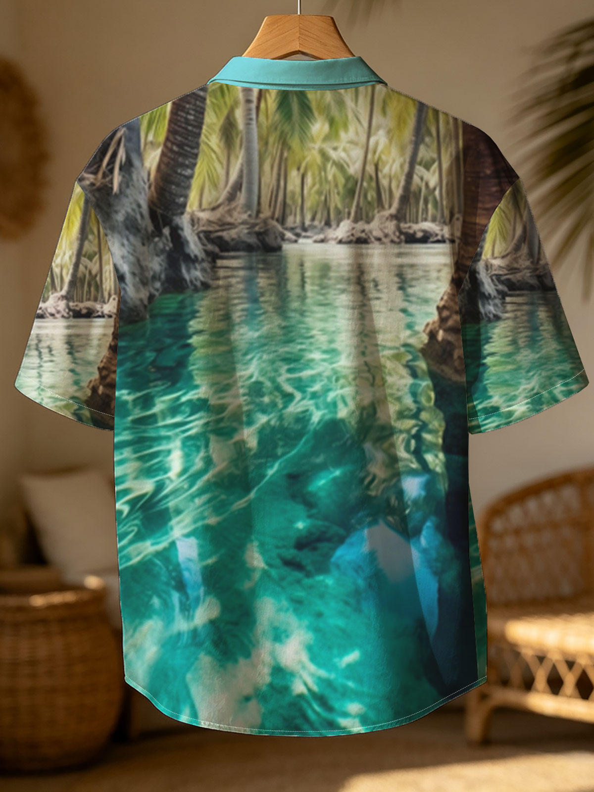 Crystal Clear Water Among Palm Trees -  Shirt