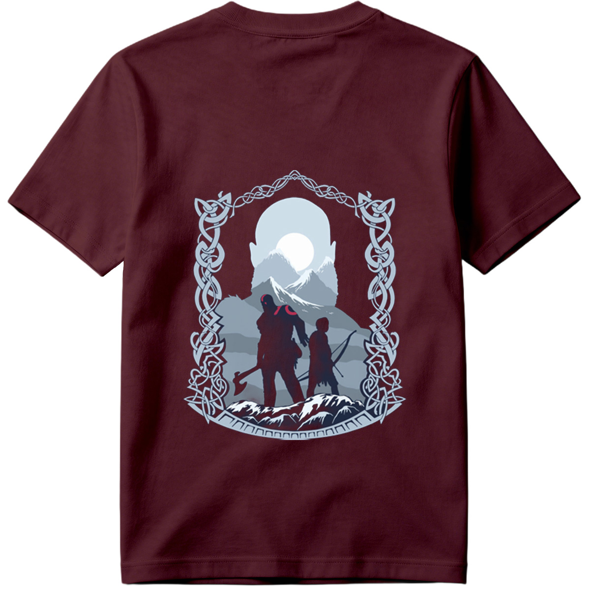 Viking Warriors Under the Moonlight - Tee