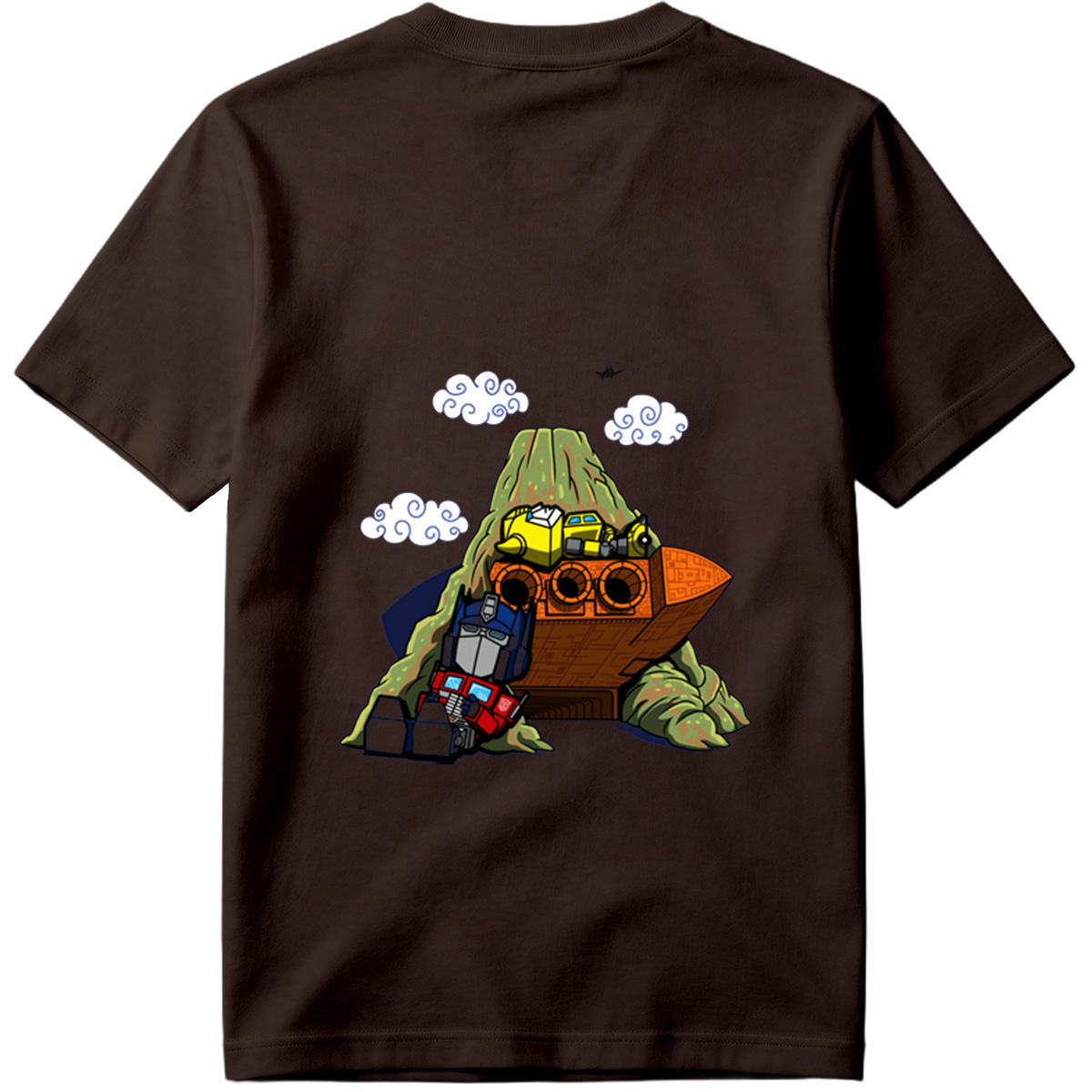 Transformers: Optimus Prime and Bumblebee at the Ark - Tee