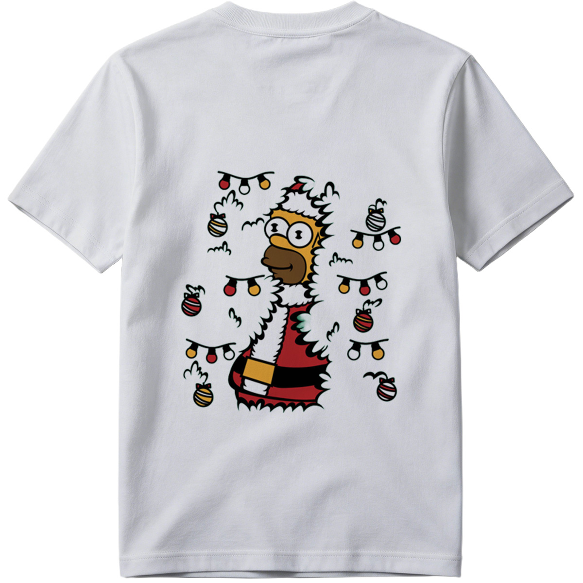 Simpsons Homer Christmas Tree - Tee