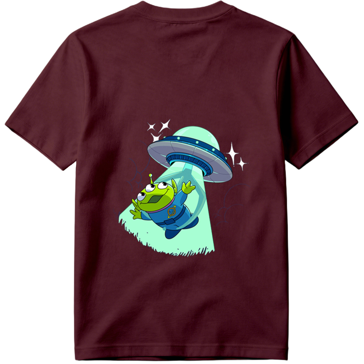 Alien from Toy Story Abducted by UFO - Tee