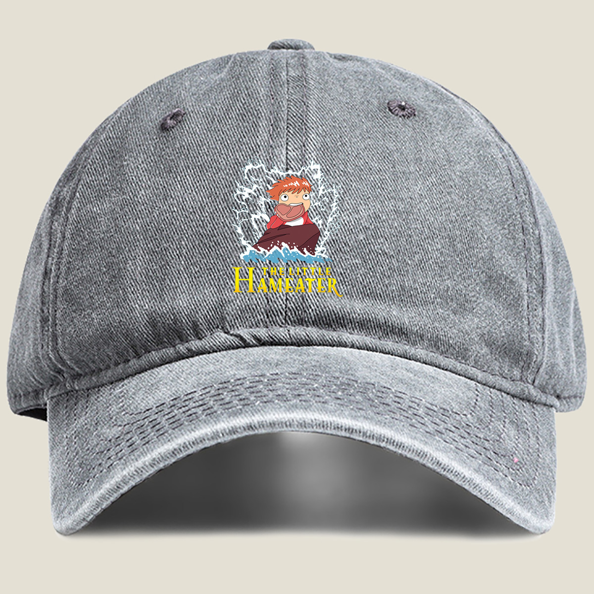 The Little Hameater - Washed Denim - Baseball Cap