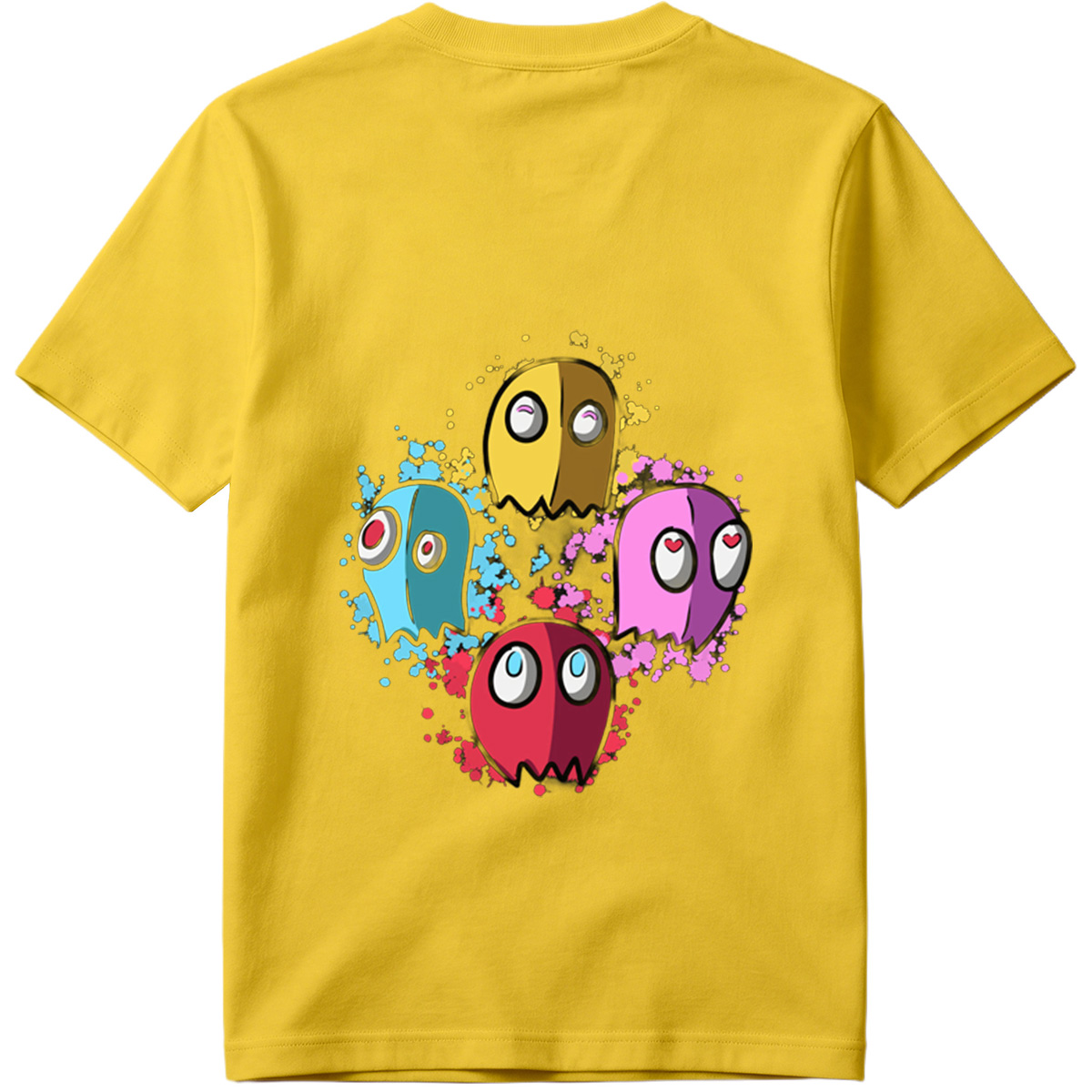 Pac-Man Ghosts: Blinky, Pinky, Inky, and Clyde - Tee