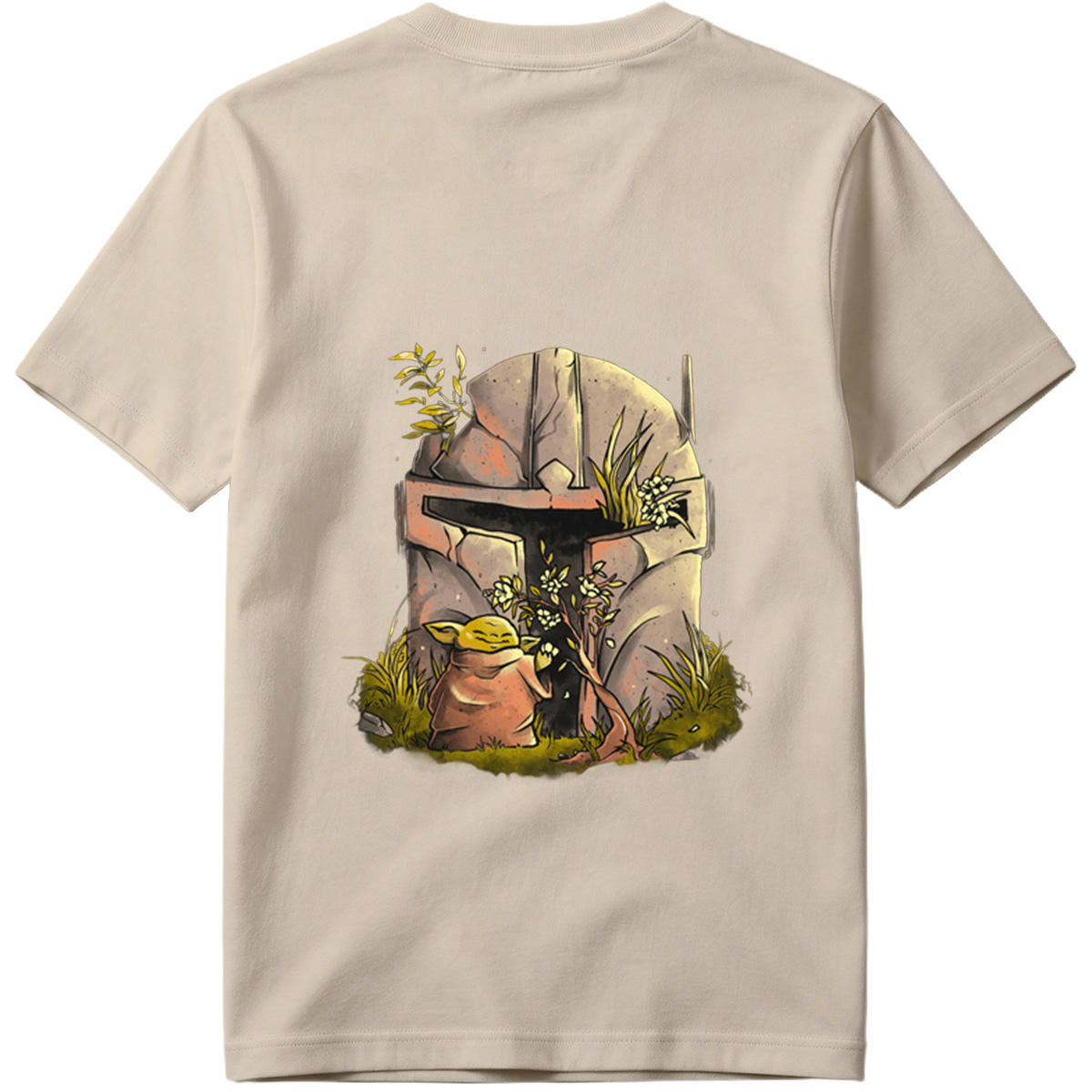 The Mandalorian and Grogu in Nature - Tee