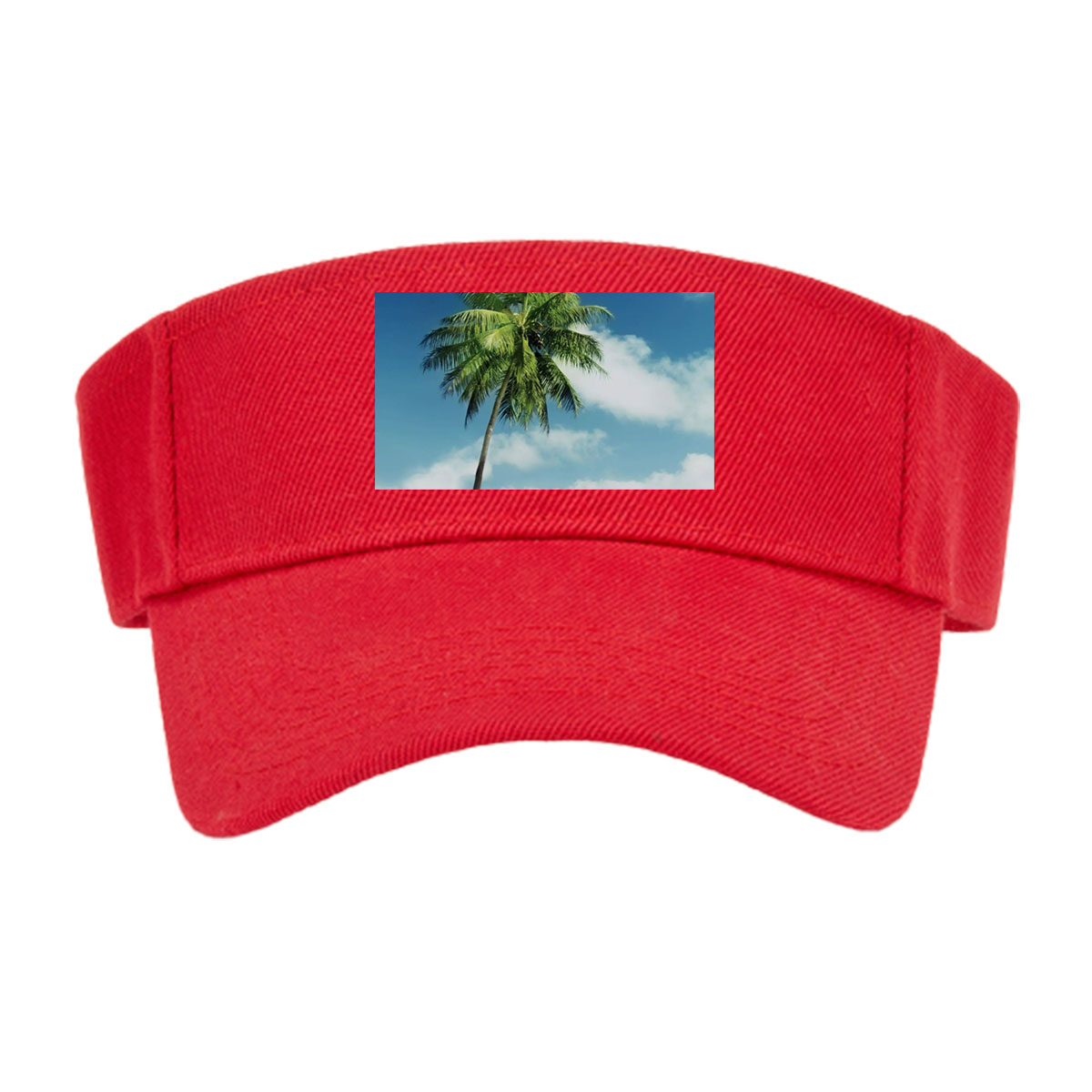 Solo Palm Tree by the Ocean Road -  Visor cap