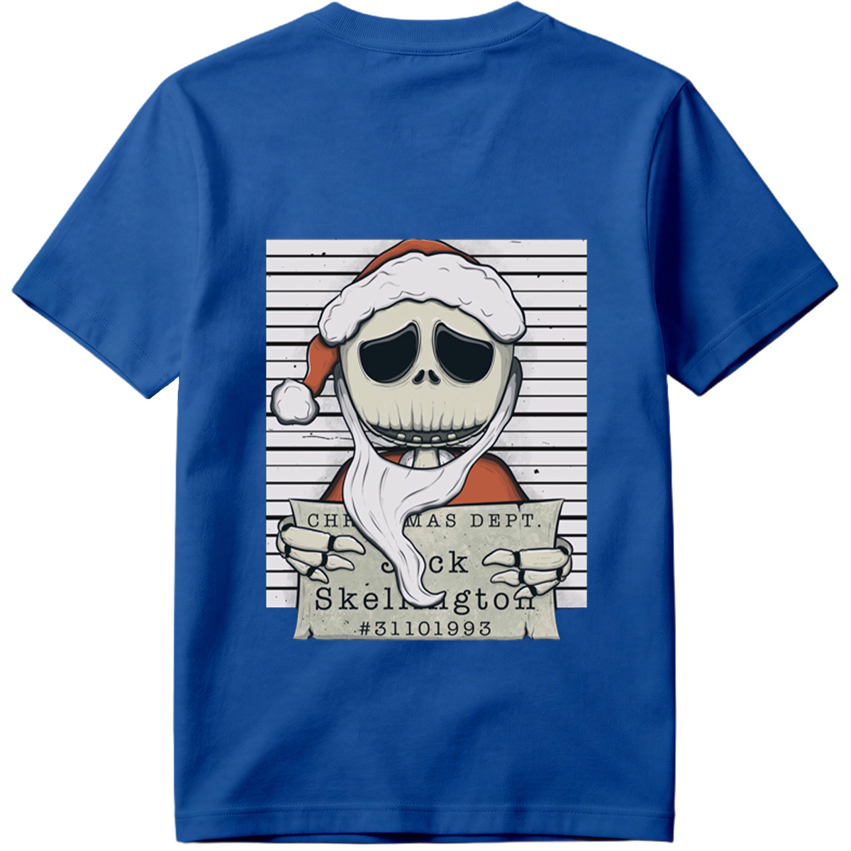 Jack Skellington Christmas Dept Mugshot - Tee