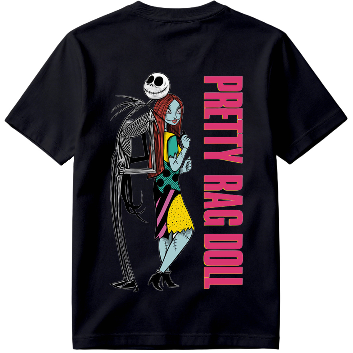 The Nightmare Before Christmas: Jack Skellington and Sally - Pretty Rag Doll - Tee