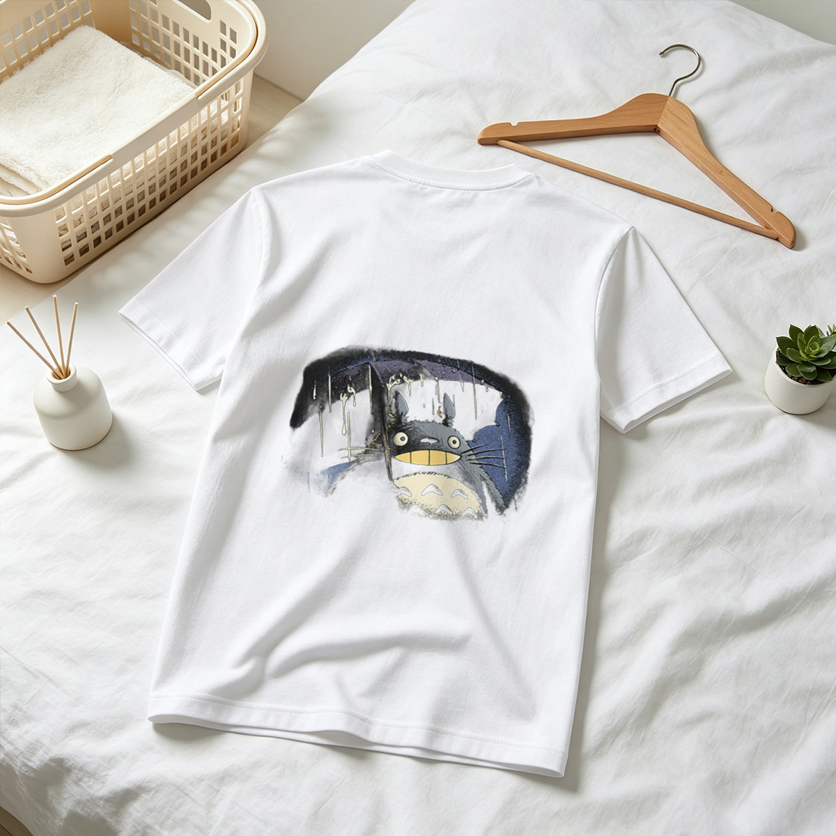 Totoro in the Rain - Tee