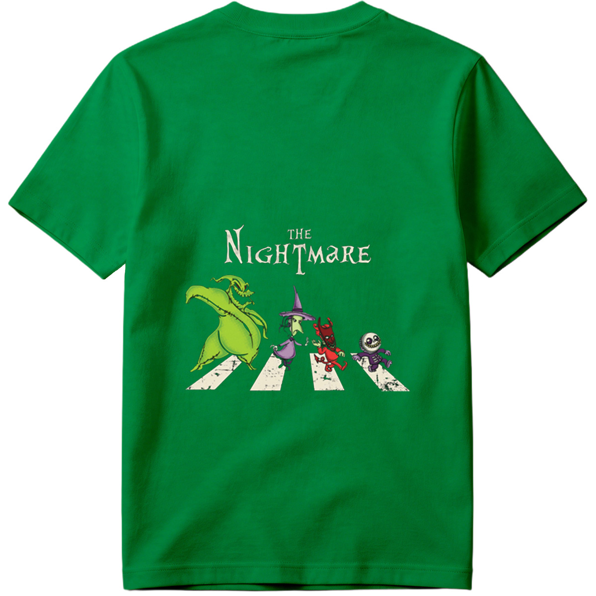 The Nightmare: Oogie Boogie, Witch, Devil, and Jack Skellington Crossing - Tee