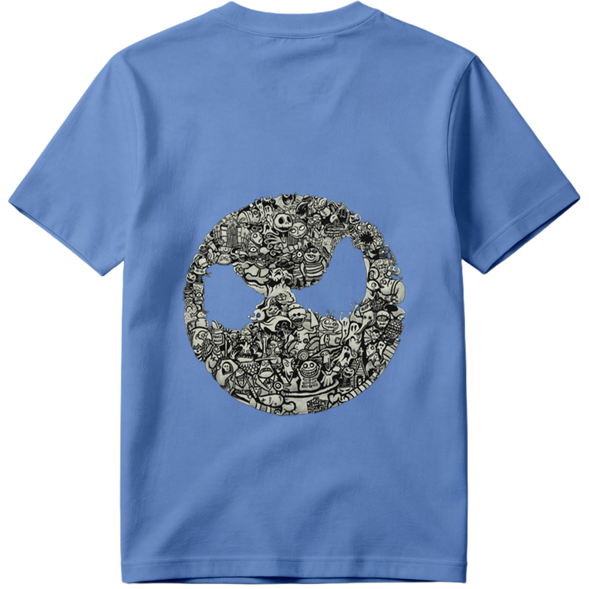 Tim Burton's Nightmare Before Christmas Character Collage - Tee