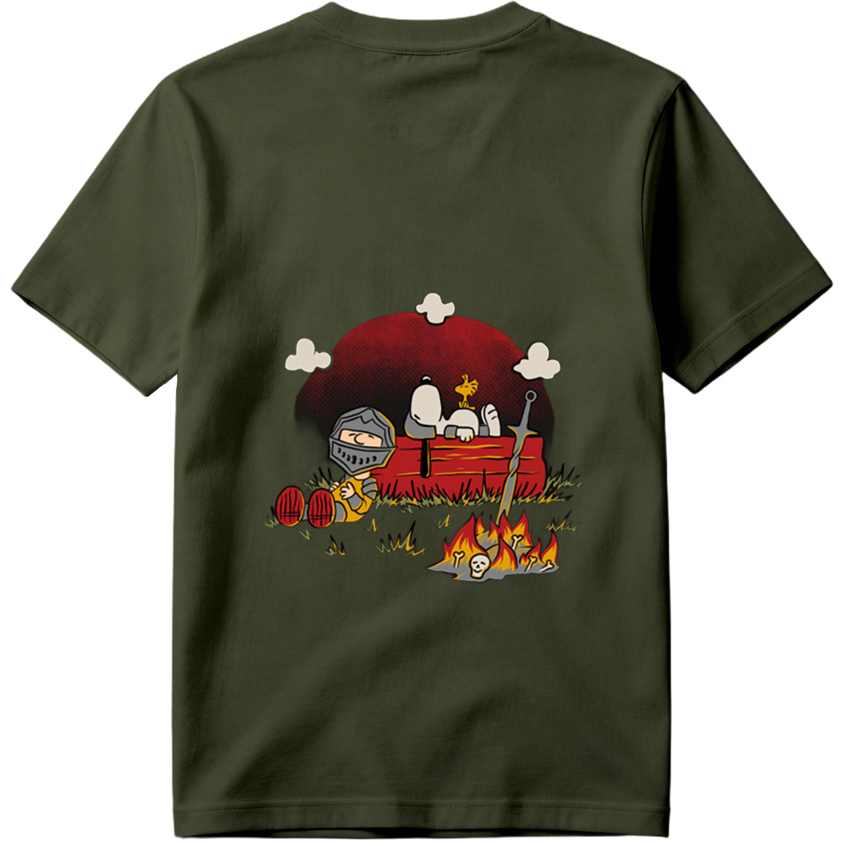 **Title:** Knight and Bone in the Moonlight - Tee