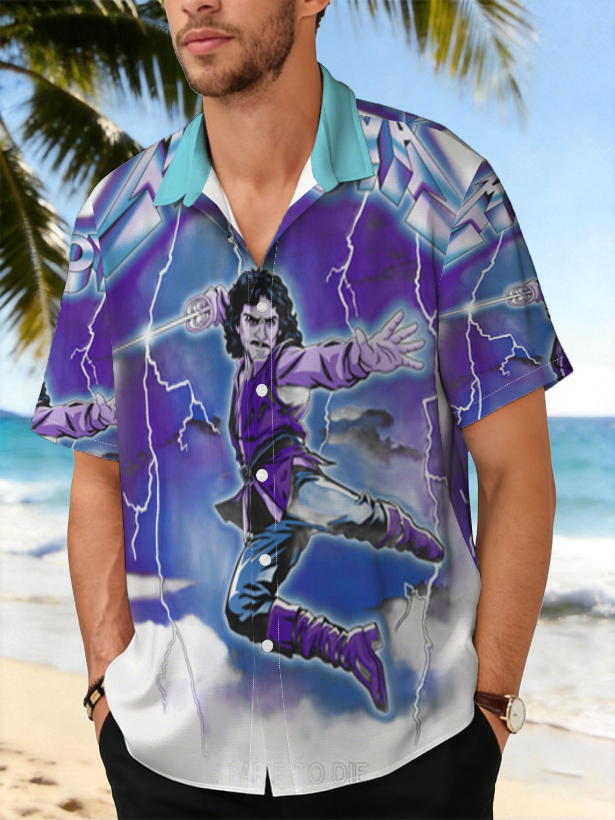Zontoya: Prepare to Die – Fantasy Warrior with Sword and Lightning -  Shirt