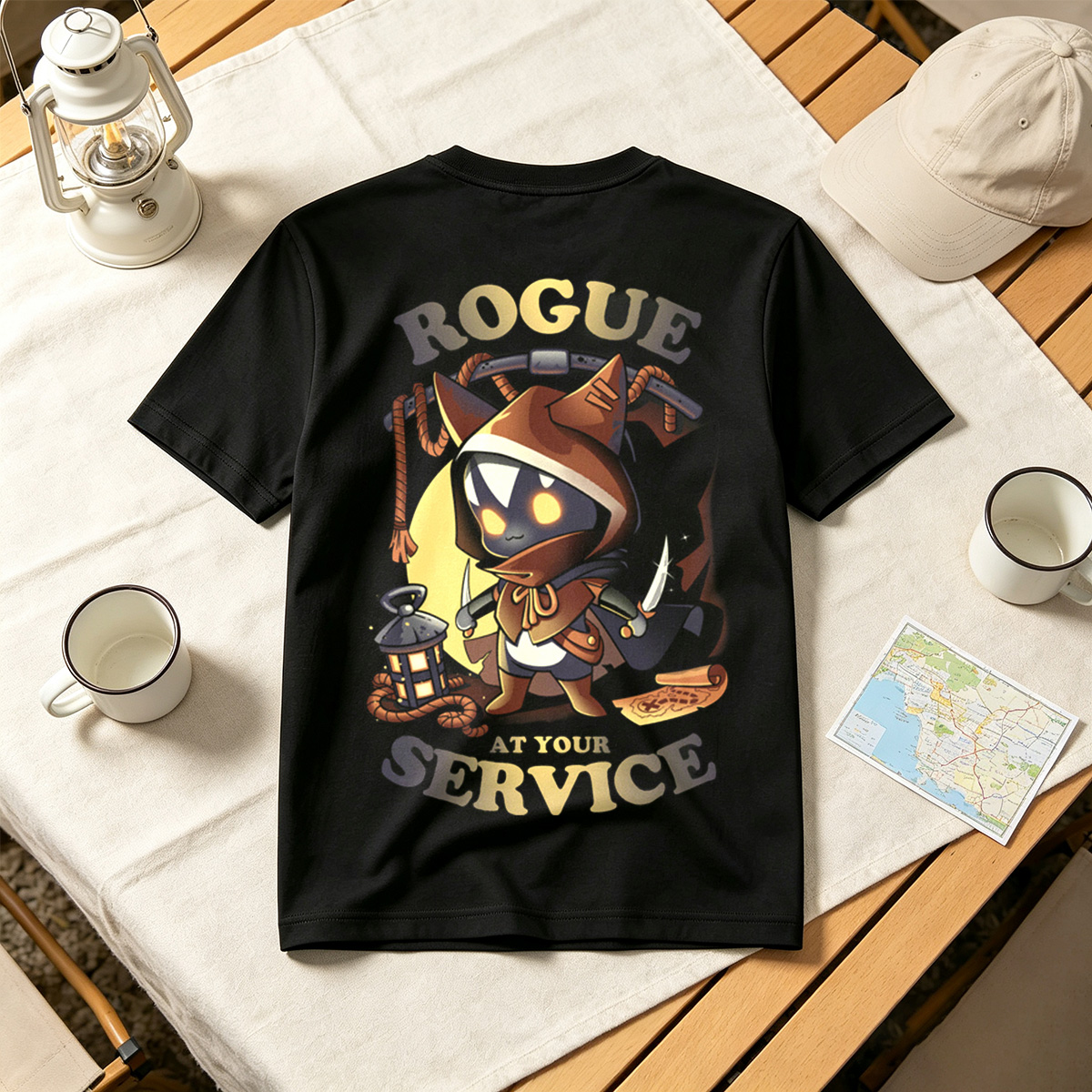 Rogue Cat: At Your Service - Tee