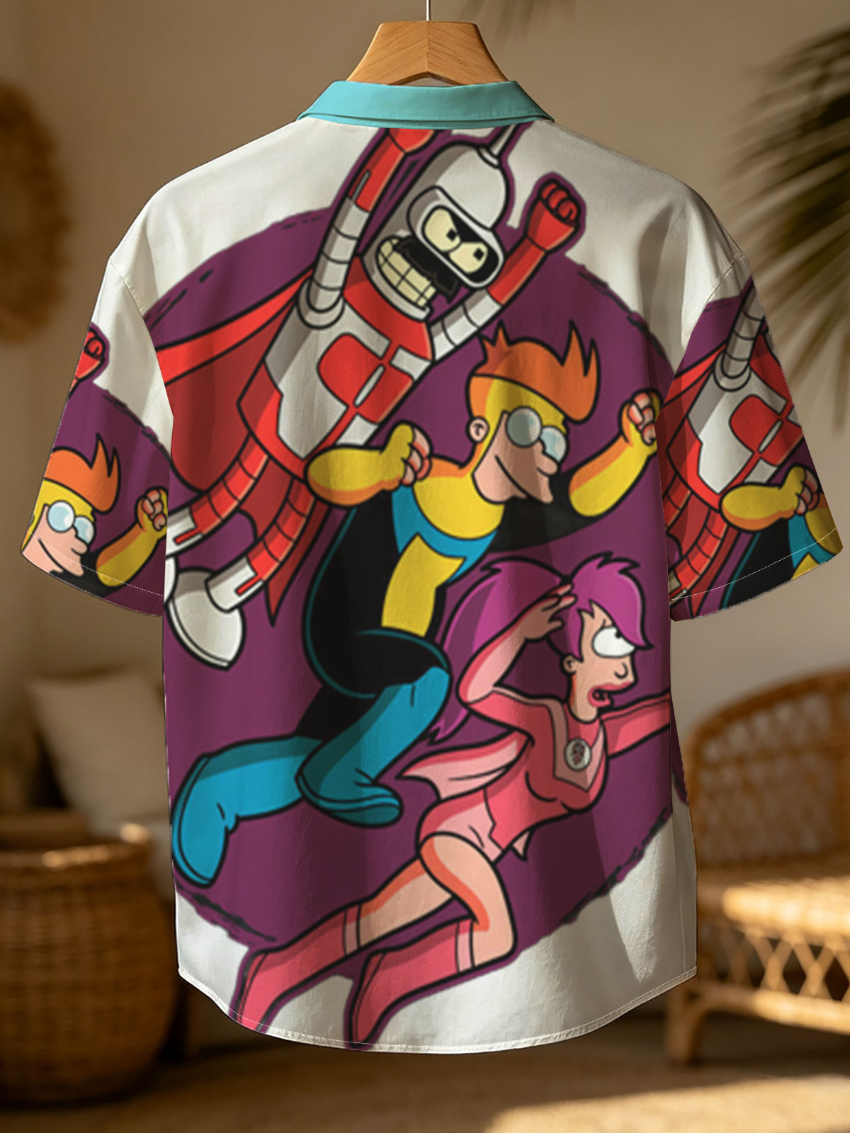 Futurama Characters: Bender, Fry, and Leela in Action Pose -  Shirt