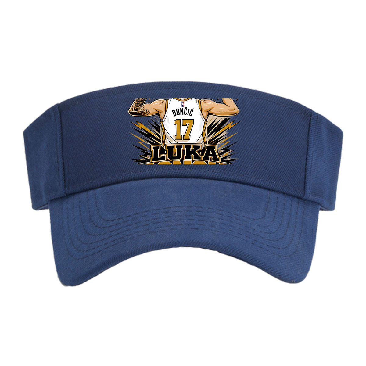 Luka Doncic NBA Player Jersey Artwork -  Visor cap