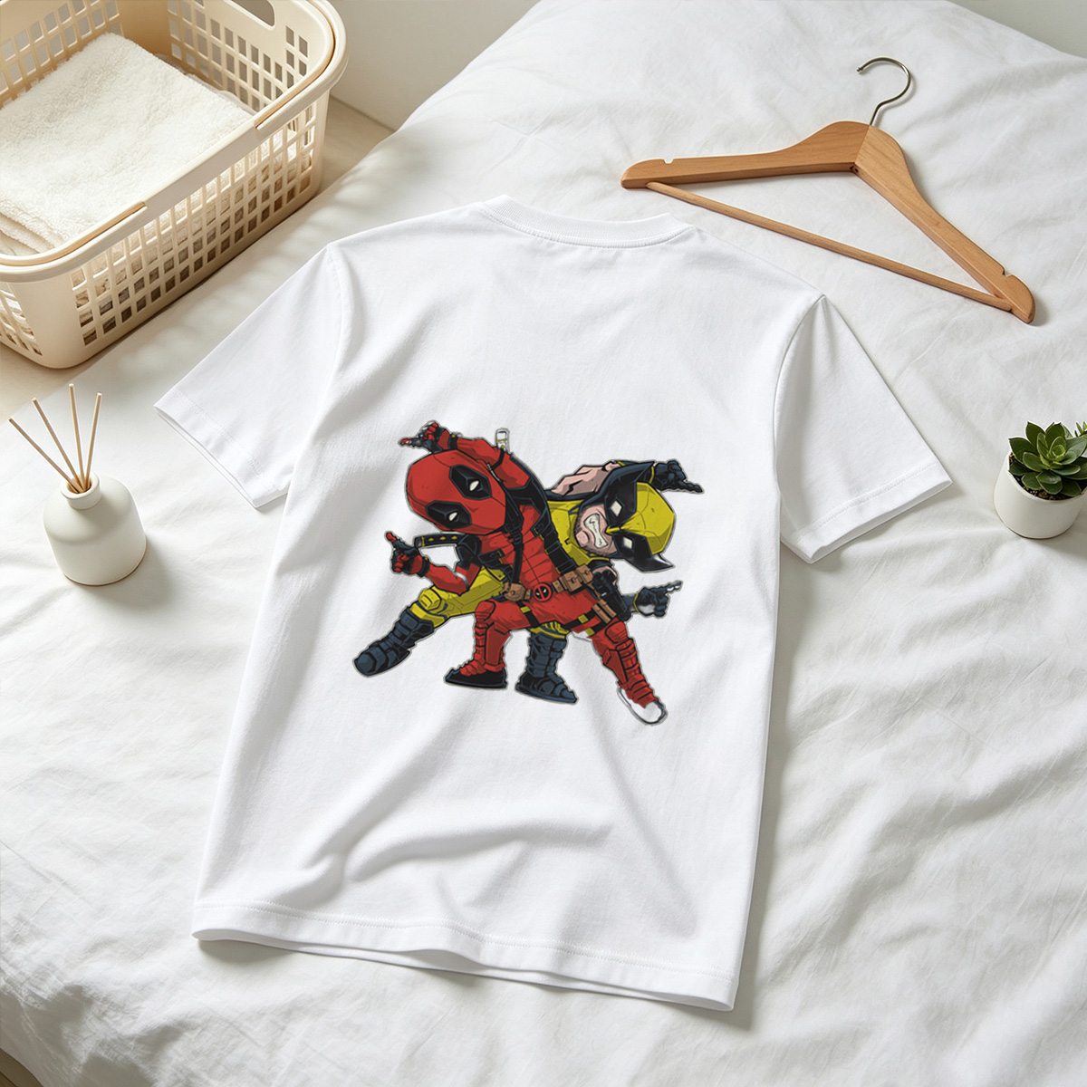 Deadpool and Wolverine Chibi Art - Tee