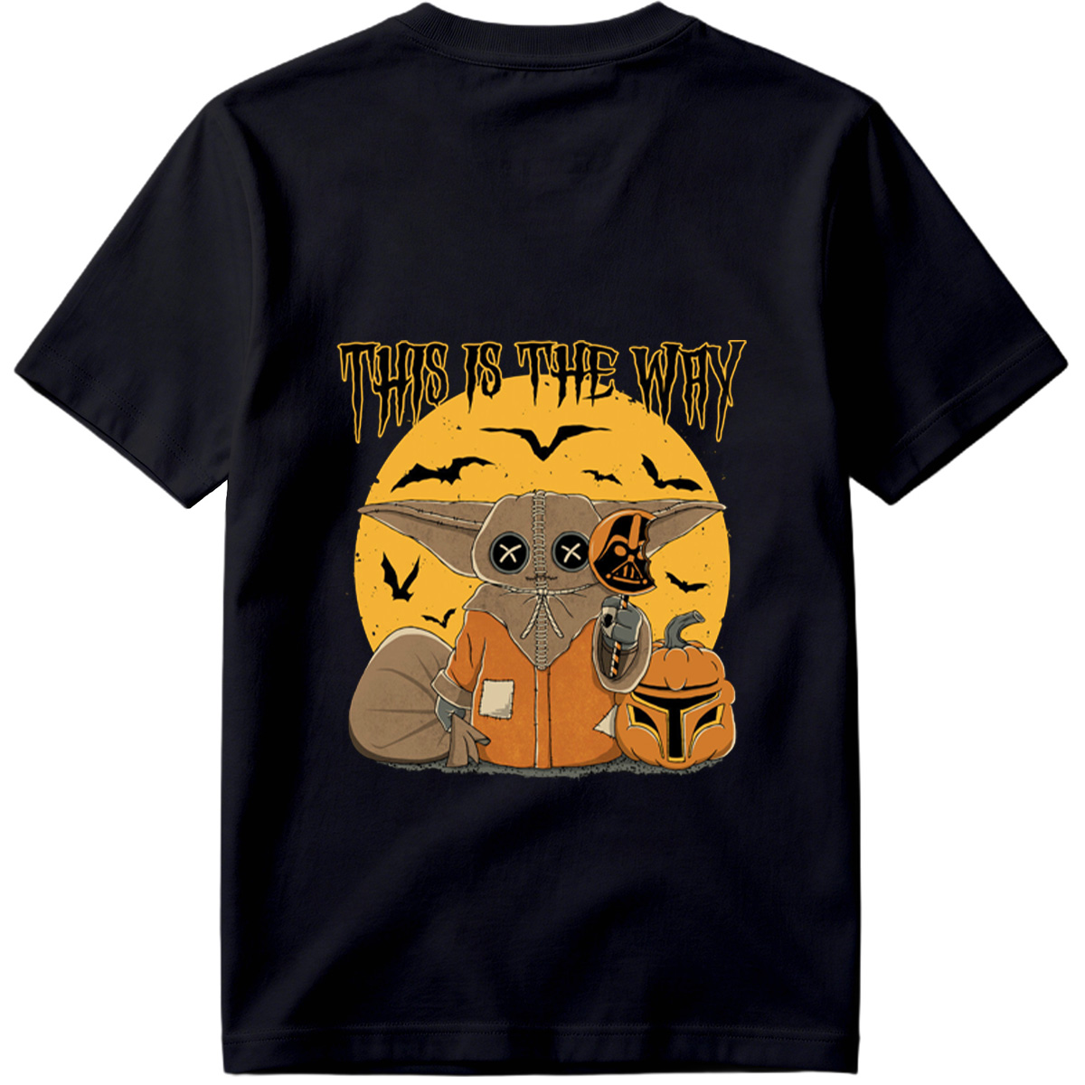 This Is The Way - Baby Yoda Halloween Star Wars Art - Tee