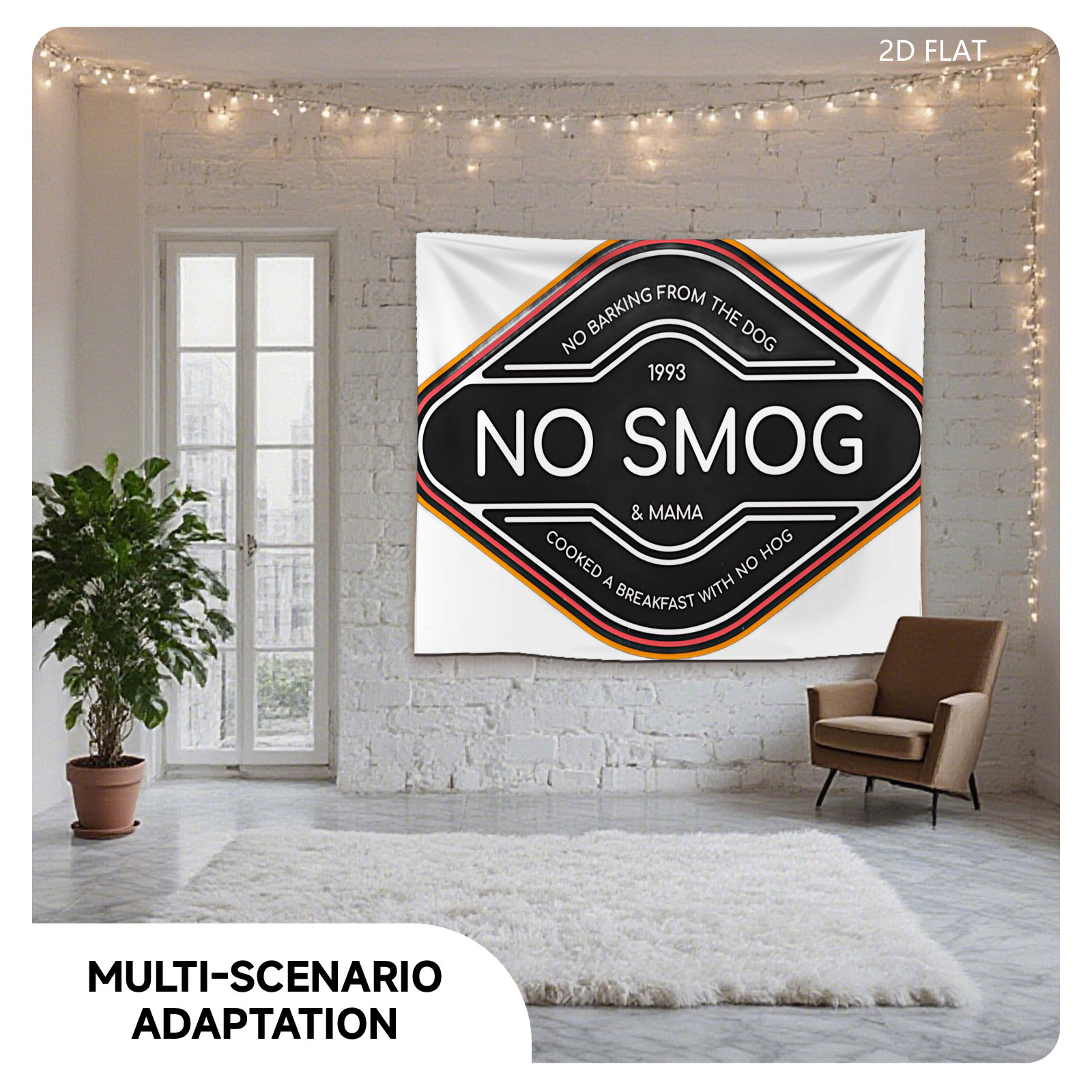 No Smog & Mama: 1993, No Barking from the Dog, Cooked a Breakfast with No Hog - Tapestry