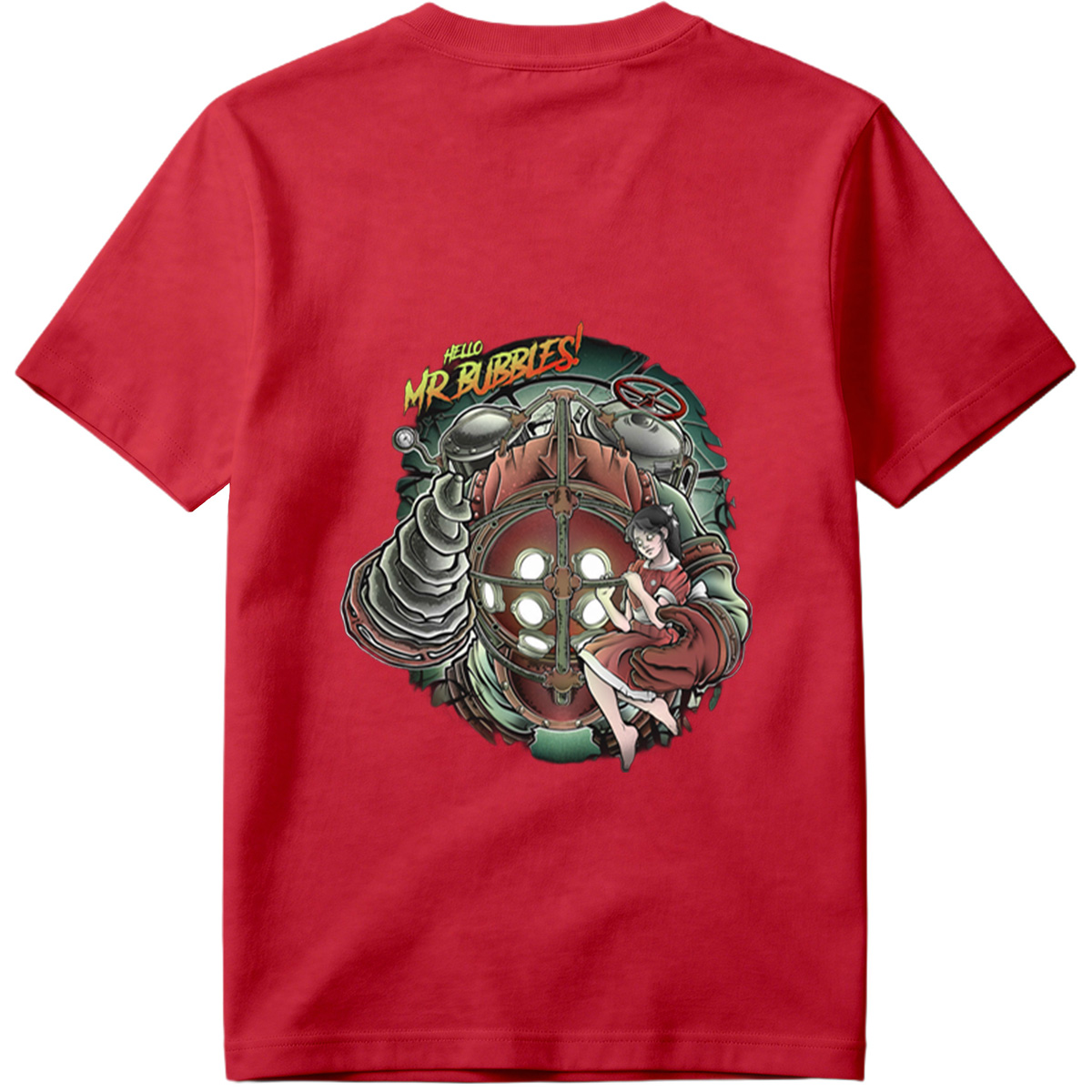 Hello Mr. Bubbles! - Steam Punk Submarine Adventure - Tee