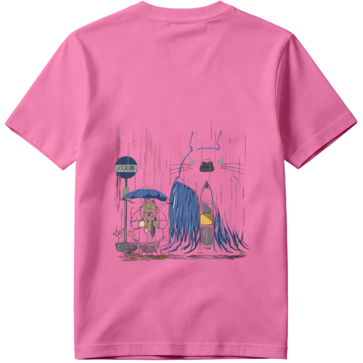 Batman and Alfred at the Bus Stop - Tee