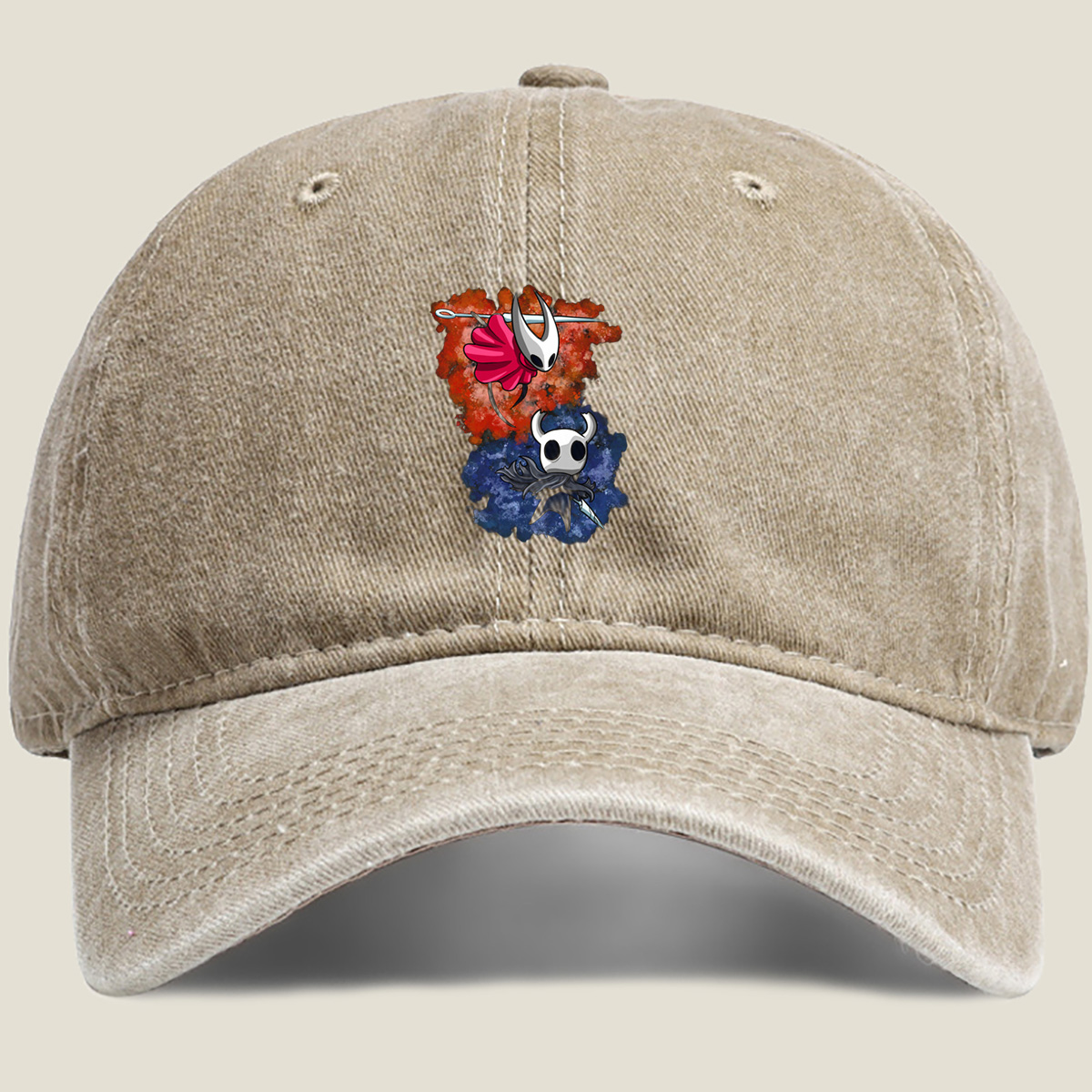 Hollow Knight: Hornet and Knight - Washed Denim - Baseball Cap