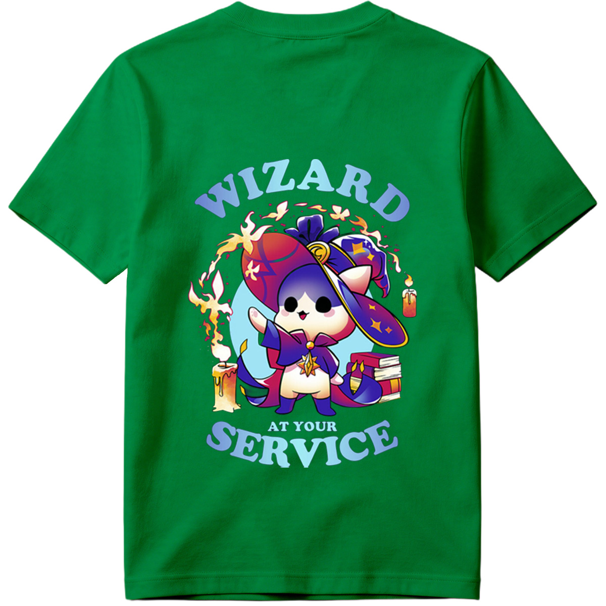 Wizard Cat at Your Service - Tee
