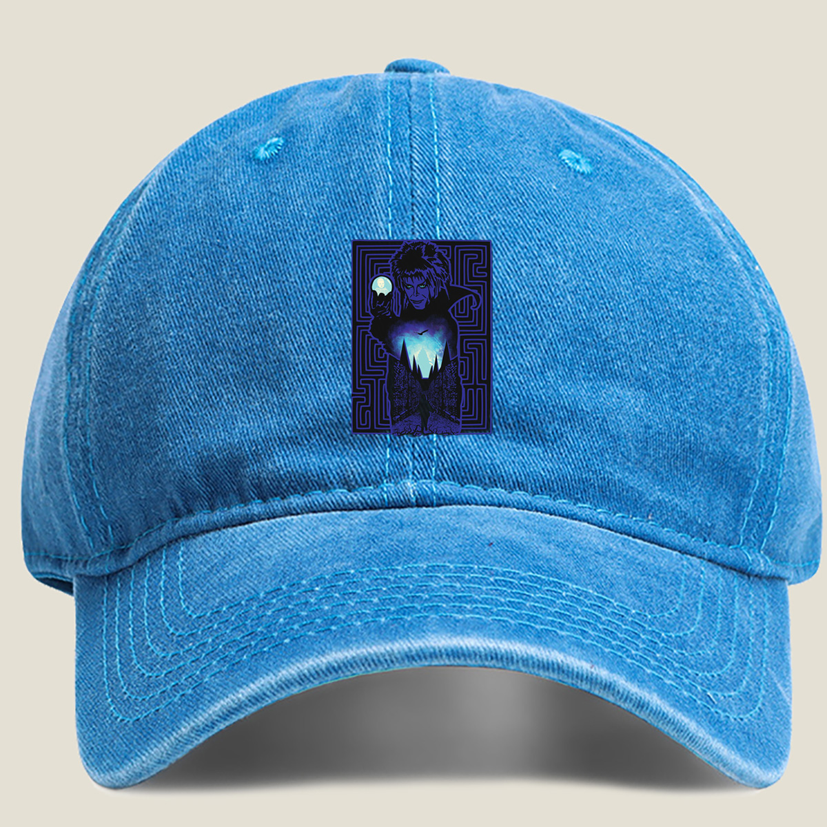 Labyrinth: Jareth the Goblin King - Washed Denim - Baseball Cap