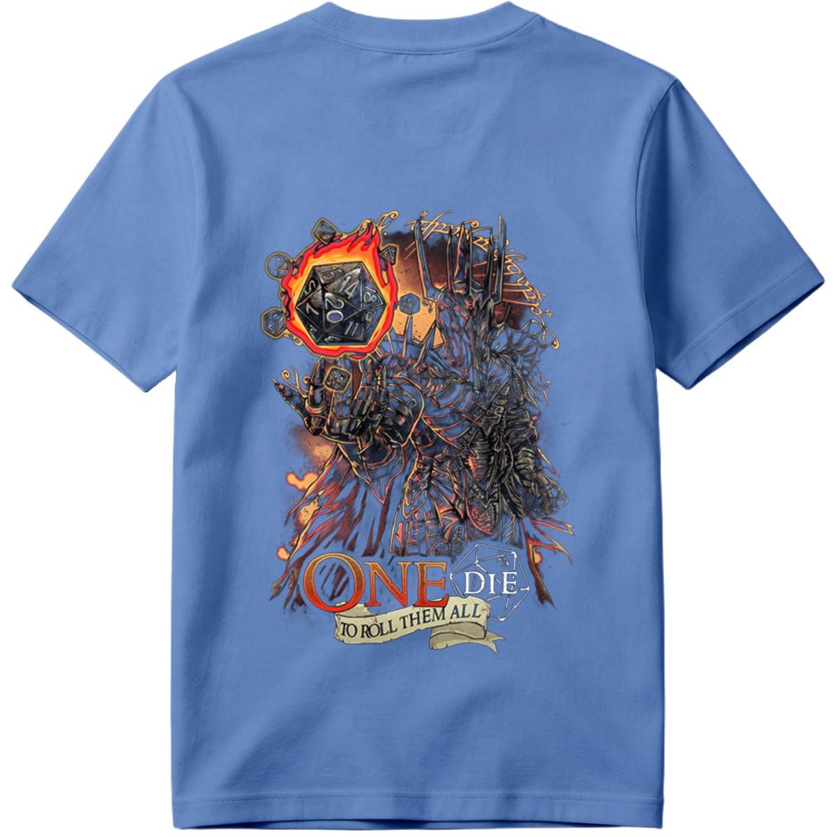 One Die to Roll Them All: D&D Inspired Fantasy Art - Tee