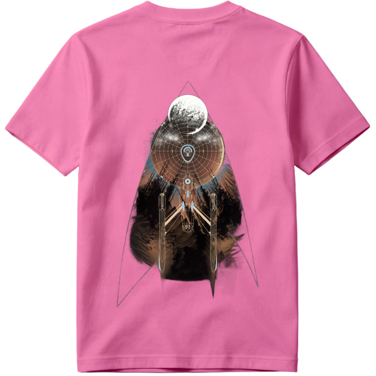 Star Trek: Enterprise and Moon - Tee