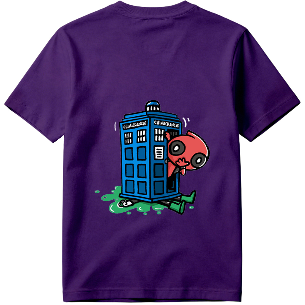 Rick and Morty Meets Doctor Who: Chimichangas TARDIS - Tee