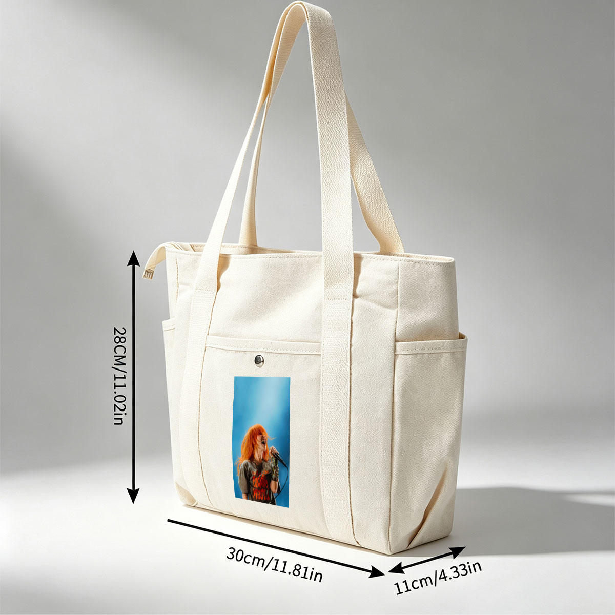 Paramore's Hayley Williams on Stage Singing with Passionate Energy - Multi-pocket bags