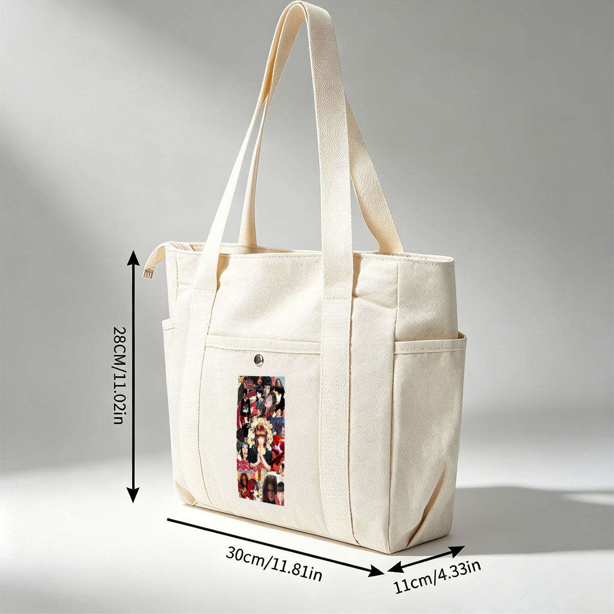 Shena Ringo Collage - A Vibrant Montage of Music, Fashion, and Artistic Expression - Multi-pocket bags