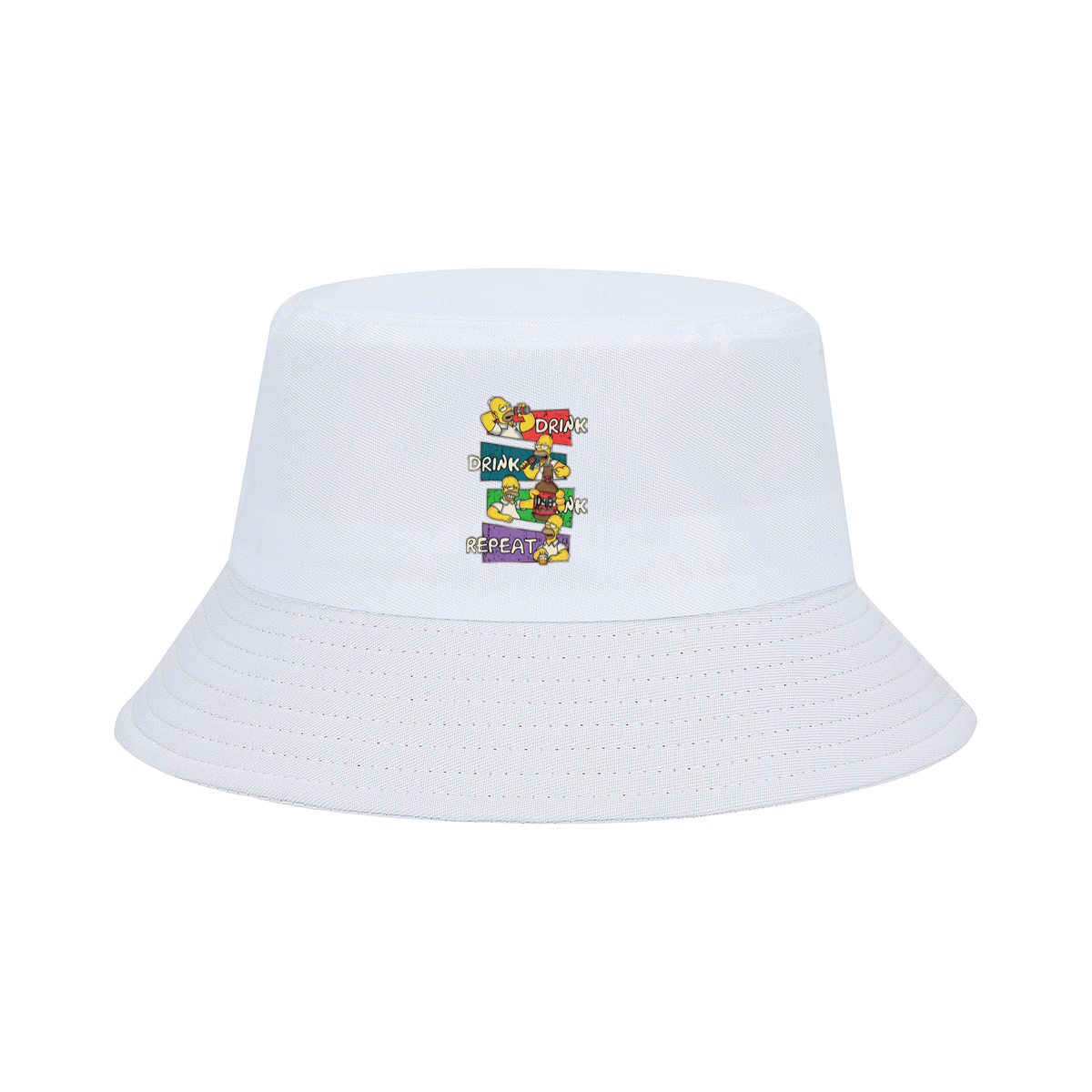 The Simpsons Homer Drink Duff Beer Repeat - Fisherman's Hat