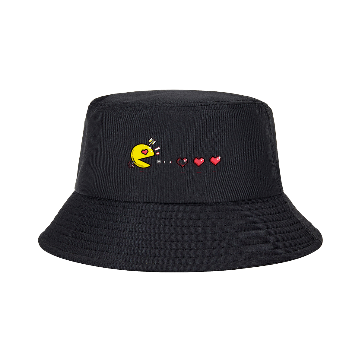 Pac-Man Loves Hearts - Fisherman's Hat