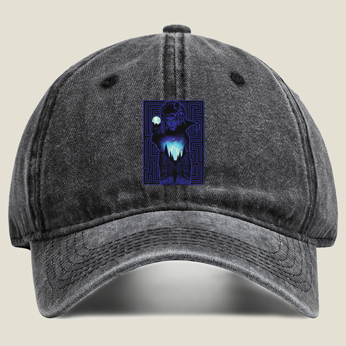 Labyrinth: Jareth the Goblin King - Washed Denim - Baseball Cap