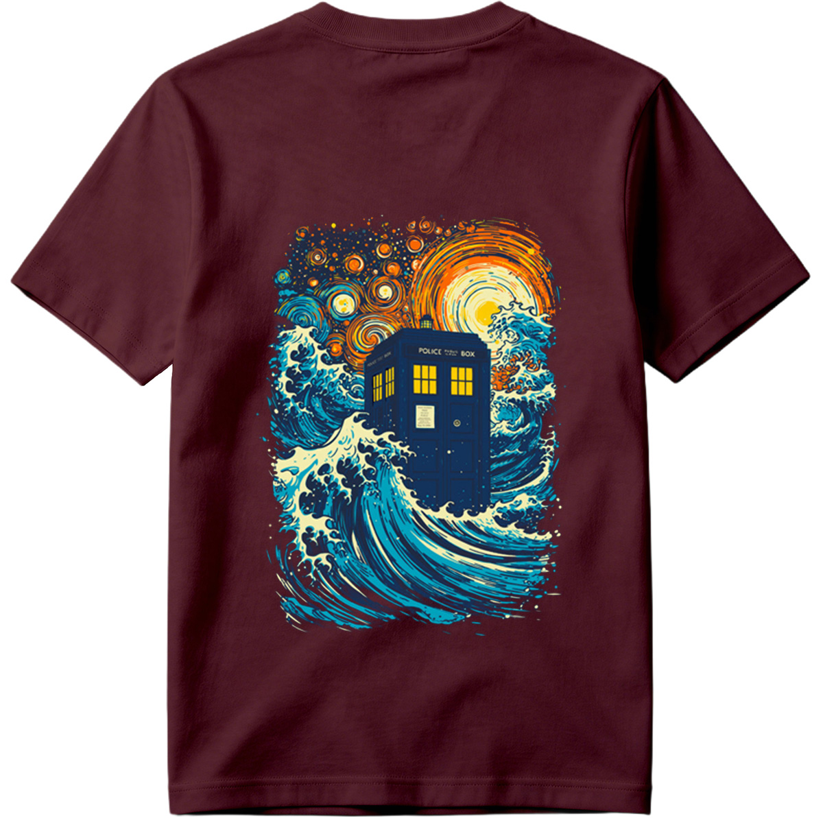 TARDIS in Stormy Seas - Tee