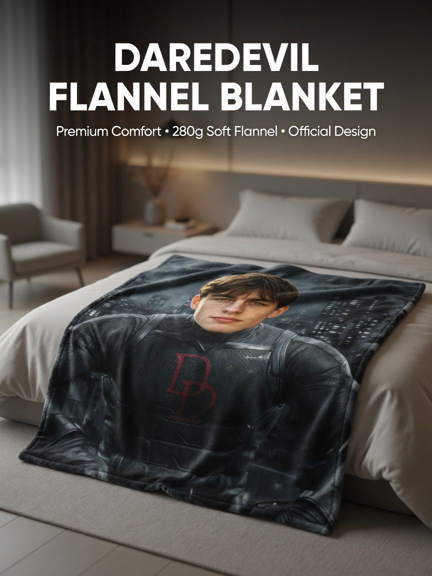 Custom Photo Face Flannel Blanket Personalized Superhero Velvet Plush Throw for Bed Couch Ideal Warm Personalized Gift
