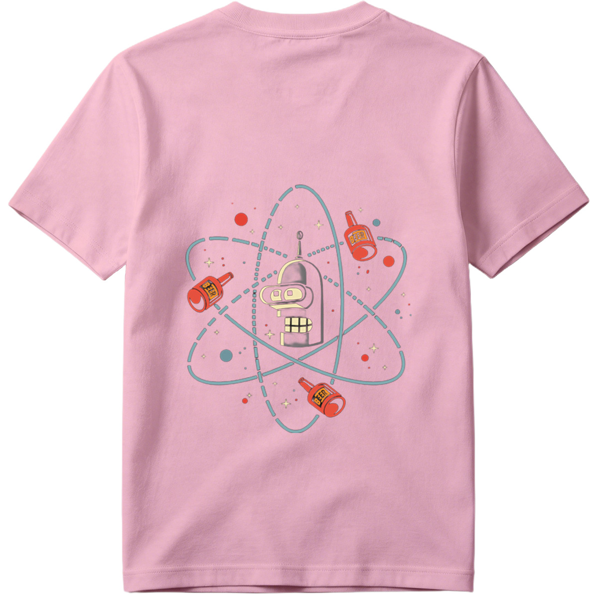 Futurama Bender Atomic Beer Orbit - Tee
