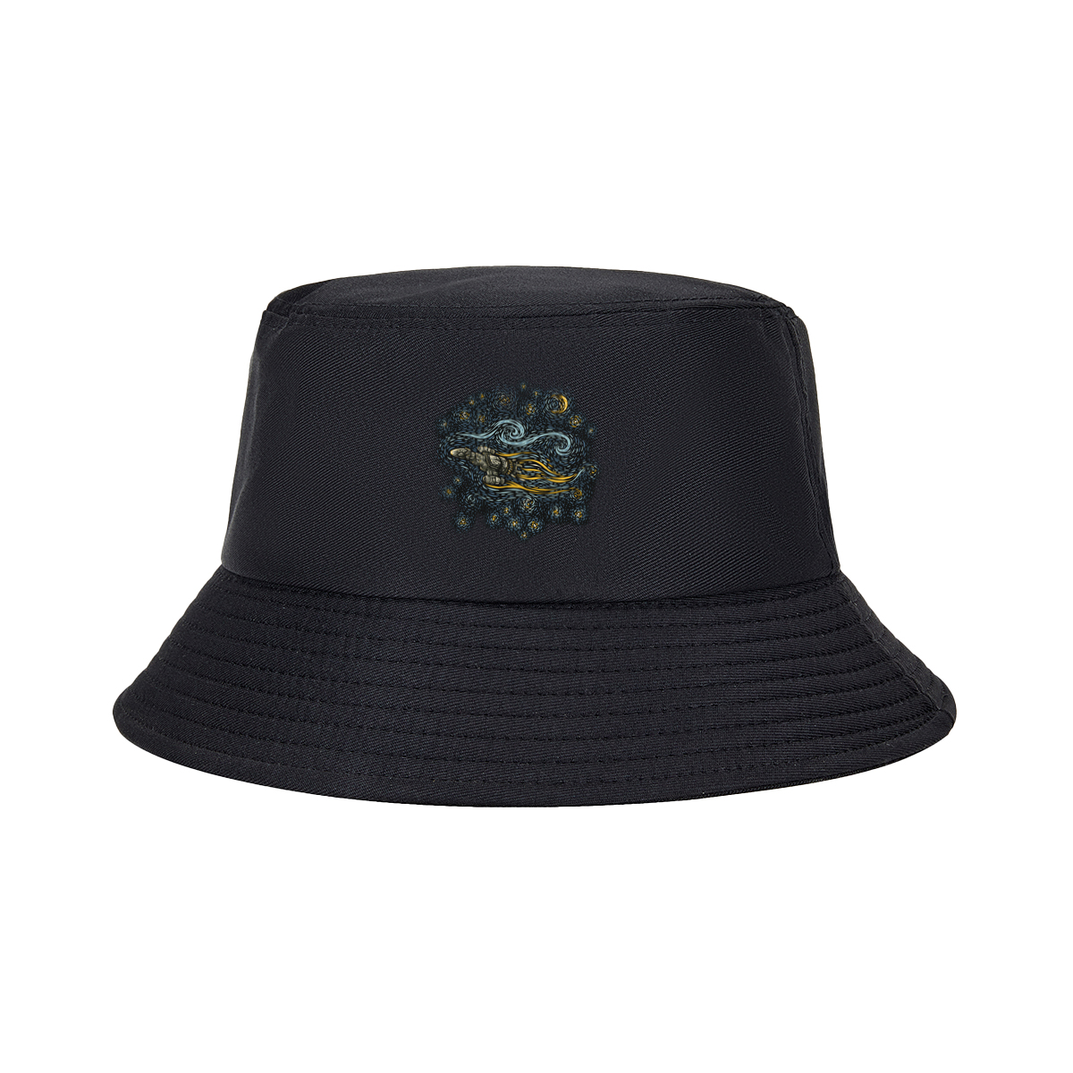 Cyberpunk Hand in Starry Night - Fisherman's Hat