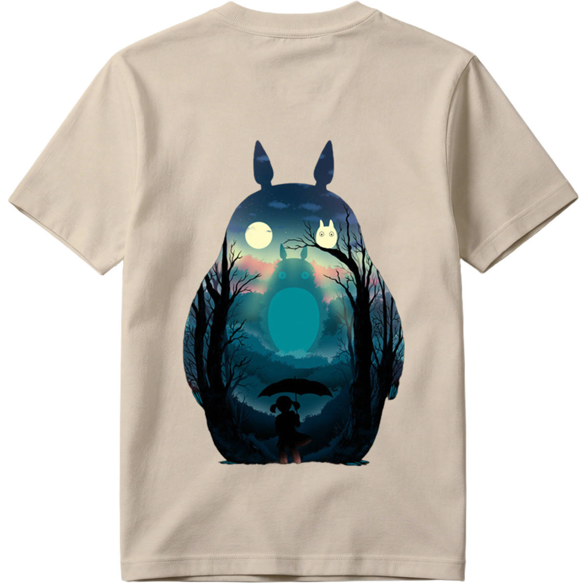 Totoro and the Moonlit Forest - Tee
