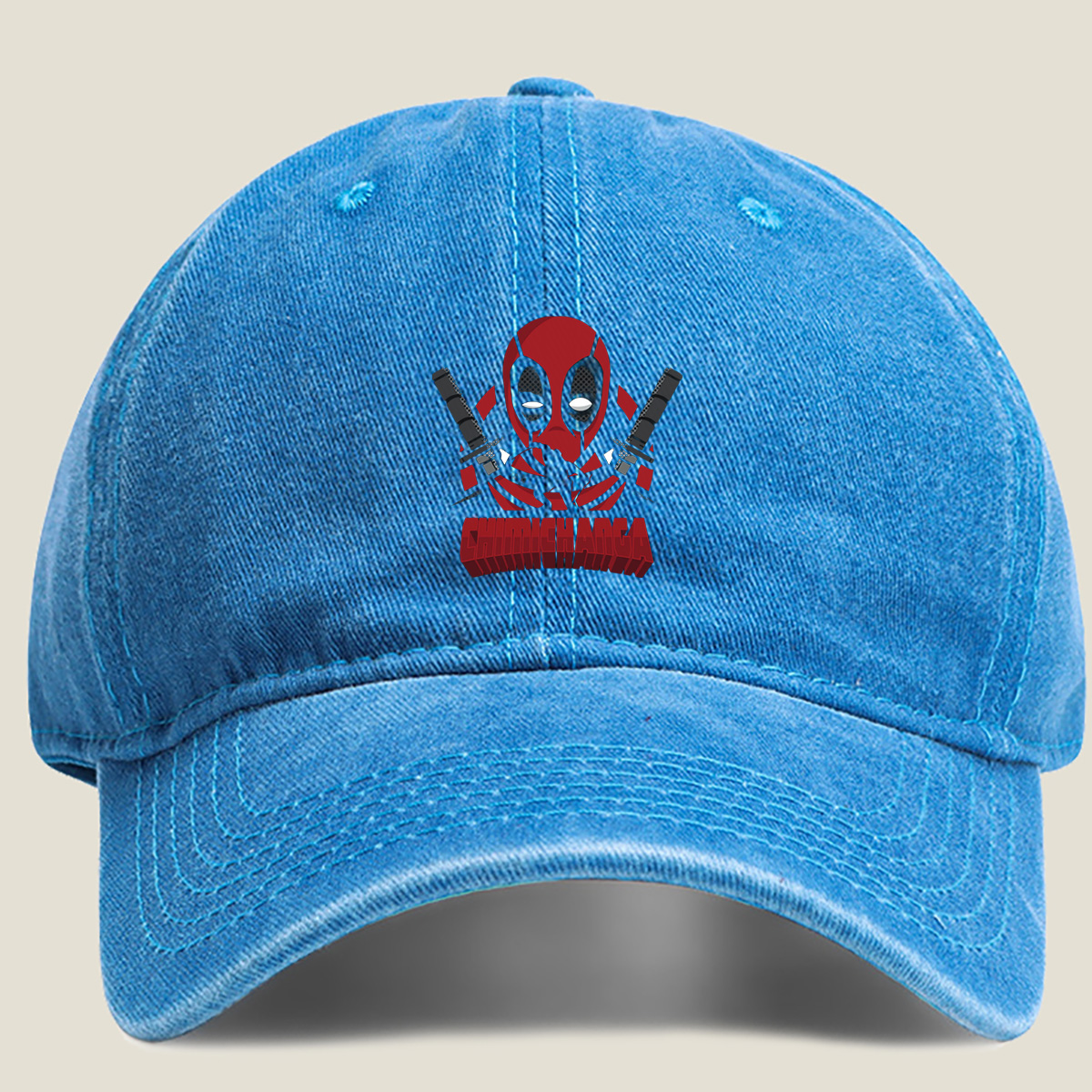 Deadpool Chonchanga - Washed Denim - Baseball Cap