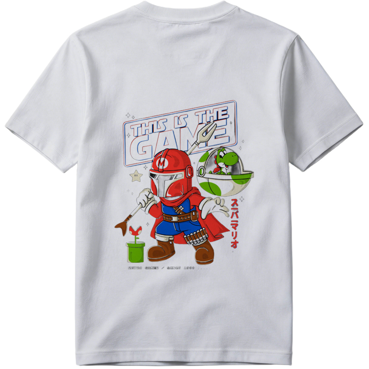 Super Mario Meets Mandalorian: This Is The Game - Tee