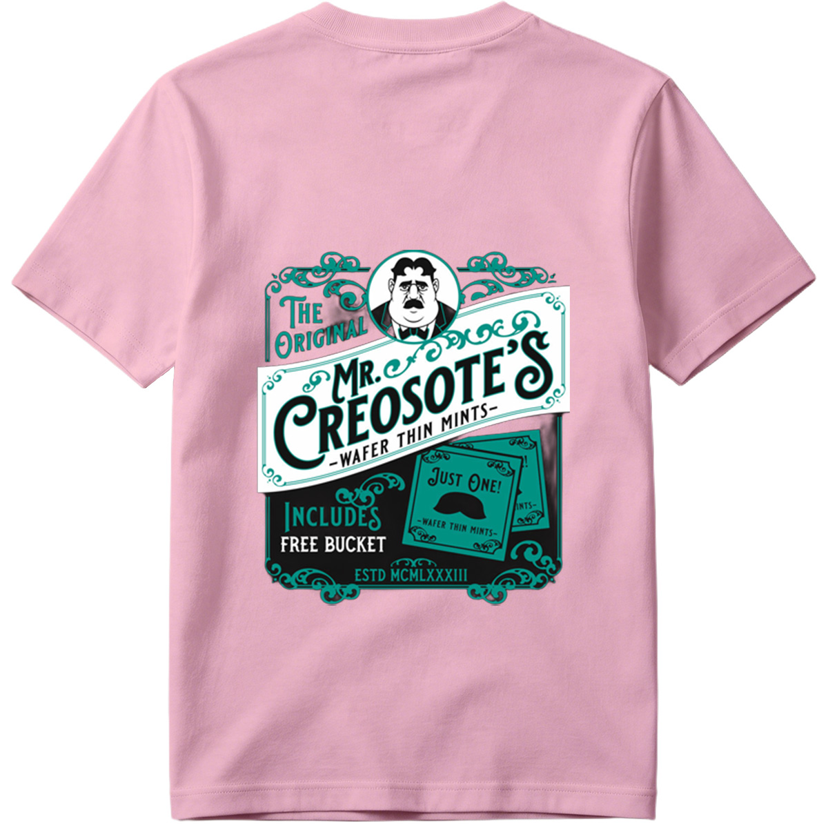 Mr. Creosote's Wafer Thin Mints - The Original with Free Bucket - Tee