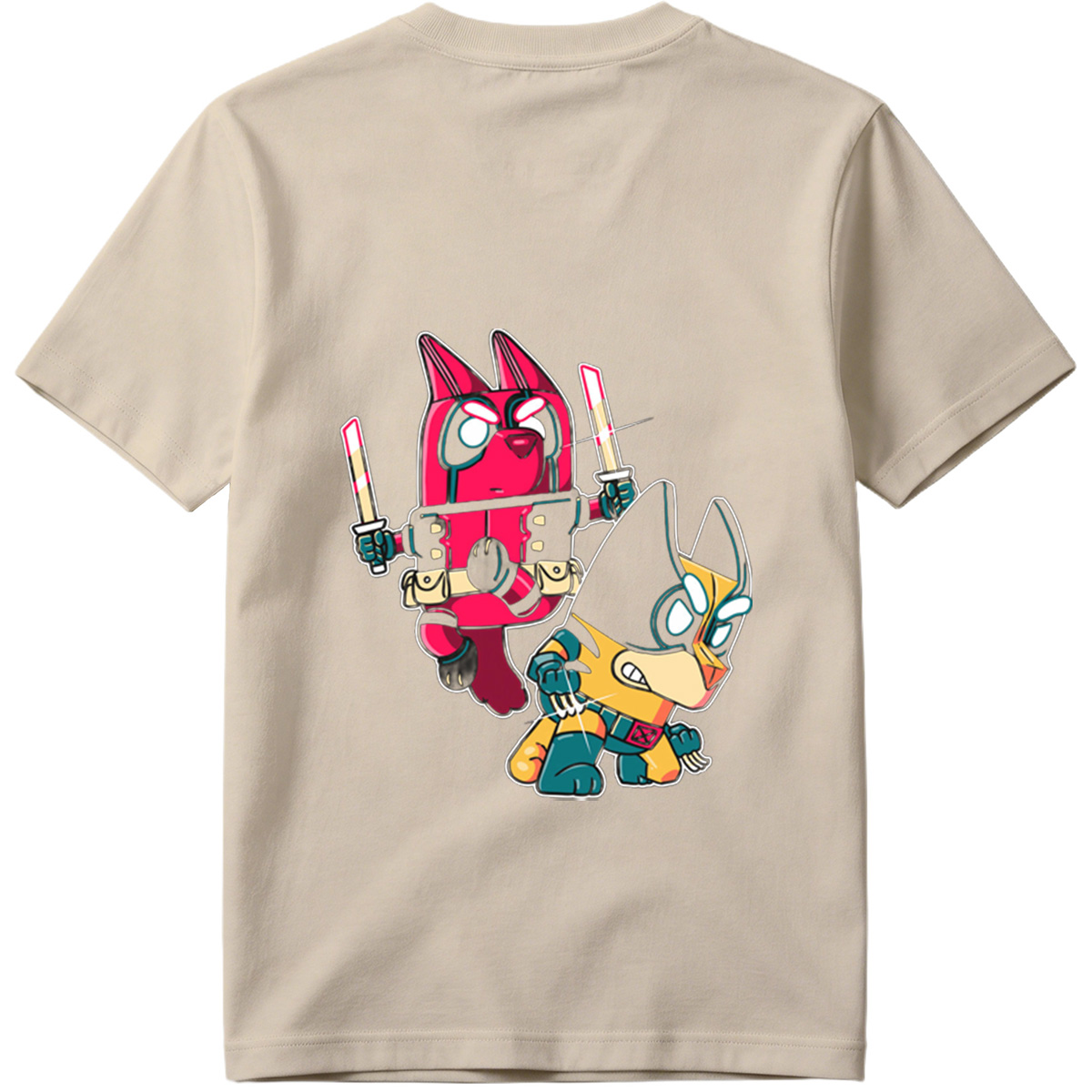 Deadpool and Batman: Chibi Heroes Clash - Tee