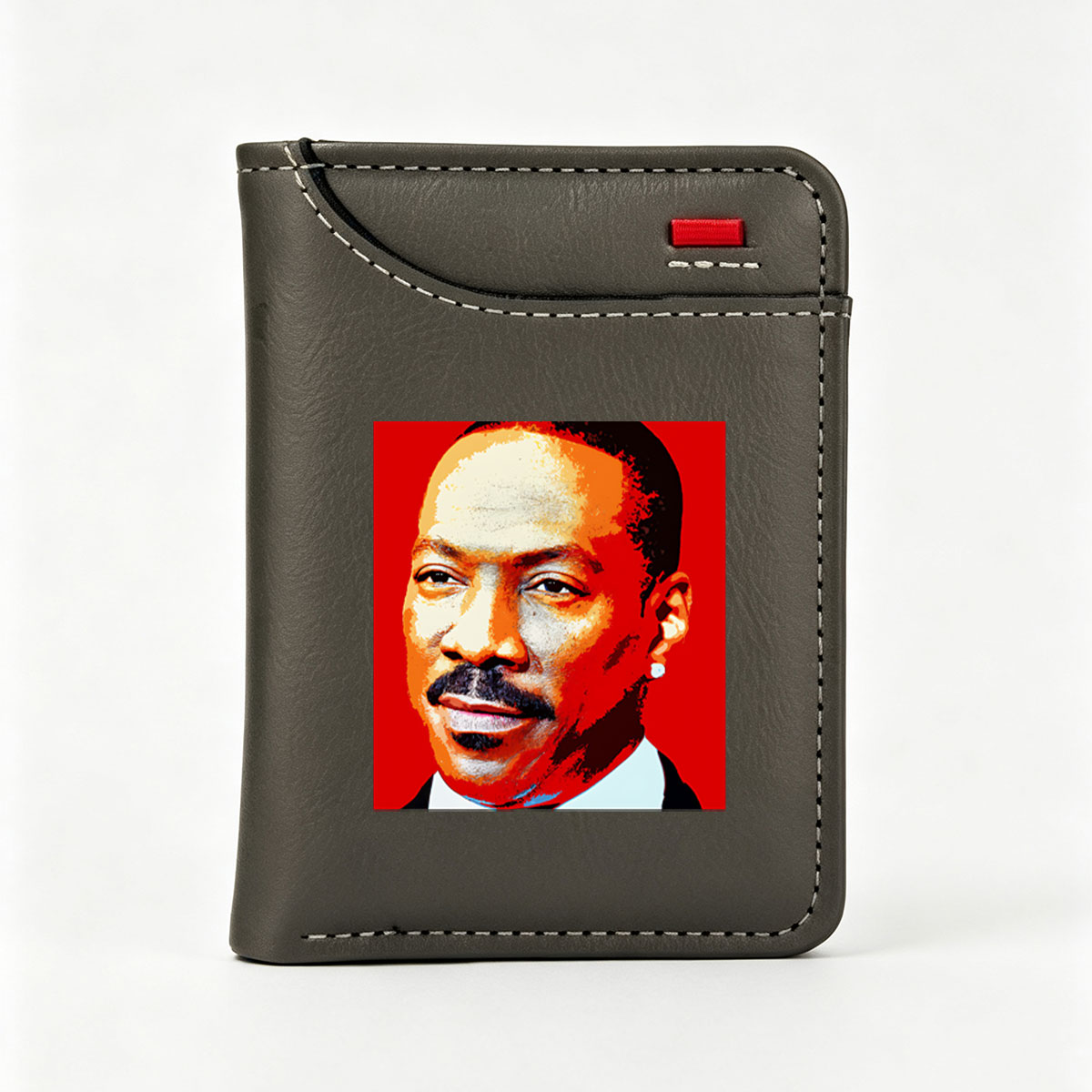 Eddie Murphy in a vibrant pop art style portrait - Vertical Style Wallet