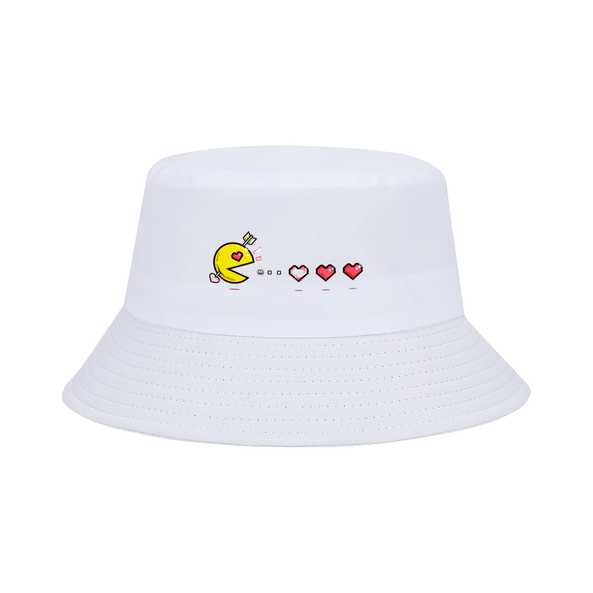 Pac-Man Loves Hearts - Fisherman's Hat