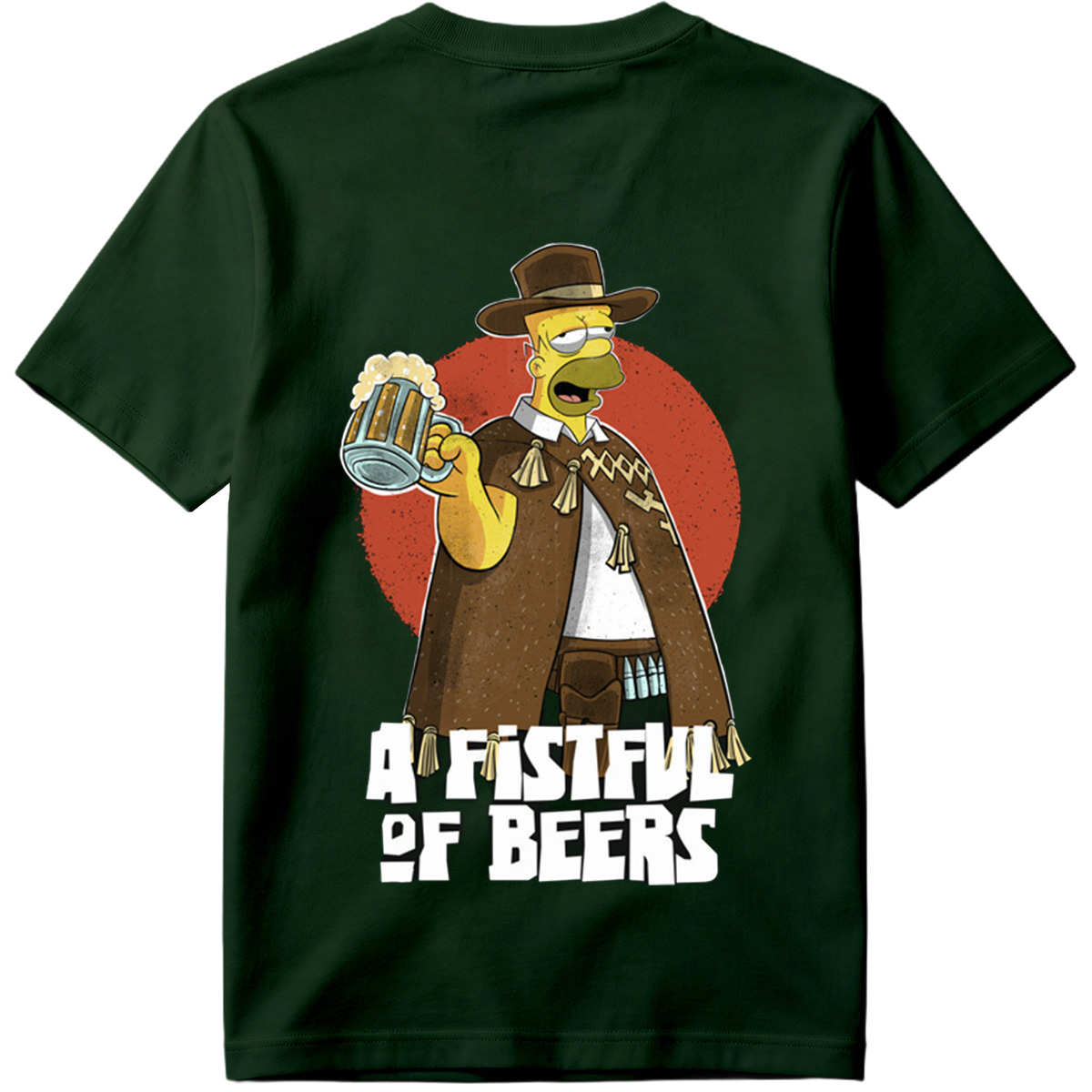 A Fistful of Beers - Homer Simpson - Tee
