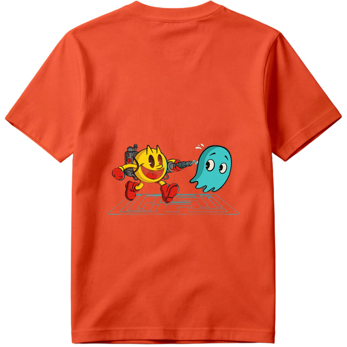 Pac-Man and Ghost in Action - Tee