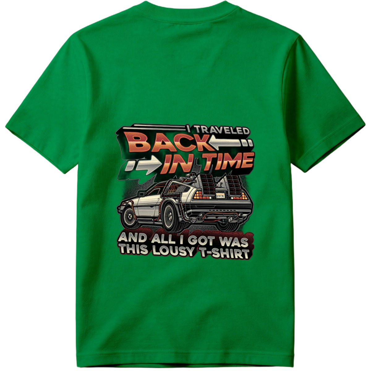 Back to the Future - DeLorean Time Machine T-Shirt - Tee